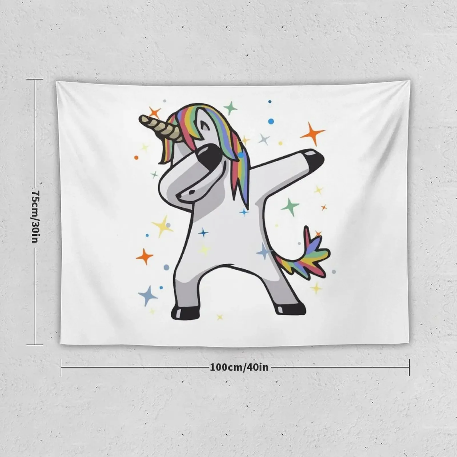 Original Unicorn Dab Tapestry Room Ornaments Home Supplies Aesthetic Room Decorations Tapestry