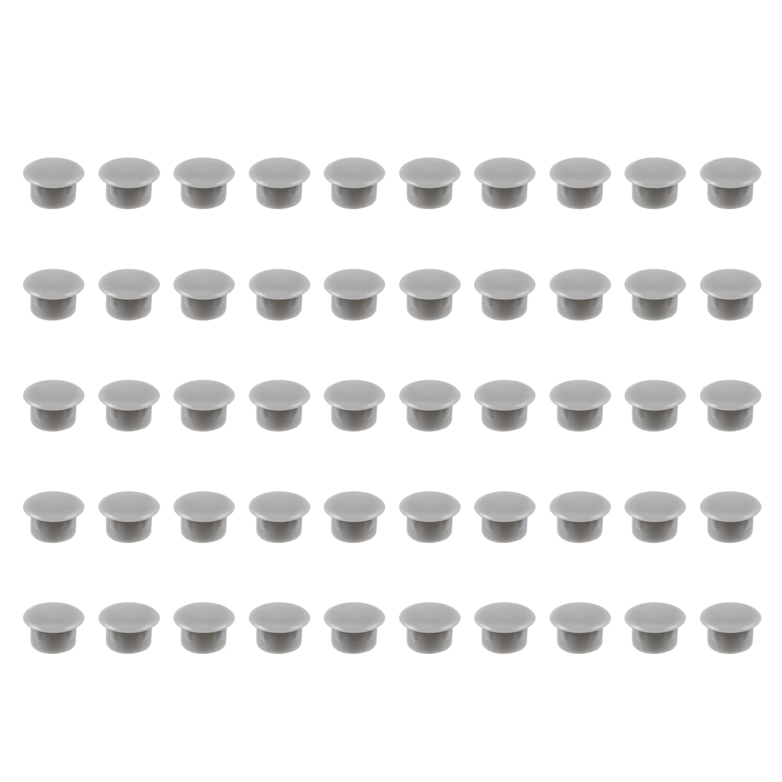 

200 Pcs Kitchen Cabinet Screw Cover Decorative Plastic Caps Decorate Plugs Grey Hole Covers