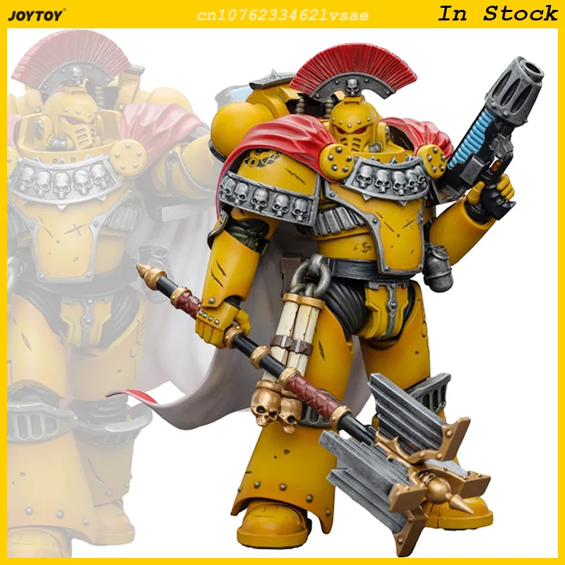 JOYTOY Imperial Fists Legion Chaplain Consul 1/18 Action Figure Warhammer 40K อะนิเมะรูปตุ๊กตา Joint Movable รวบรวมของเล่น