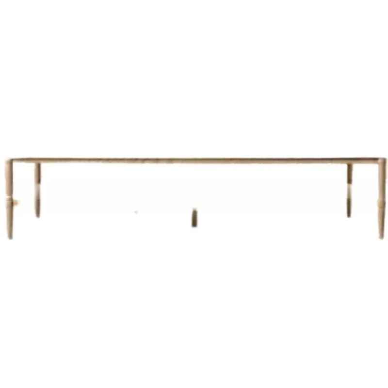 

American solid wood coffee table marble living room household French retro rectangular storage tea table