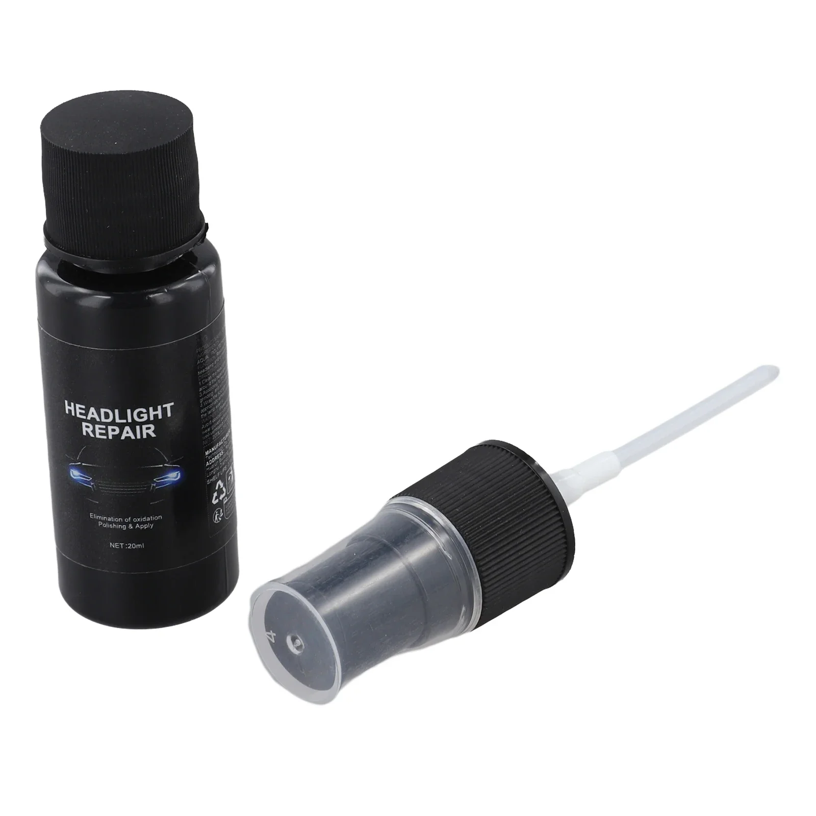 Headlight Polish Fluid 20ML For Effective Scratch Repair Yellow Renovation And Oxidation Treatment On Vehicle Lenses
