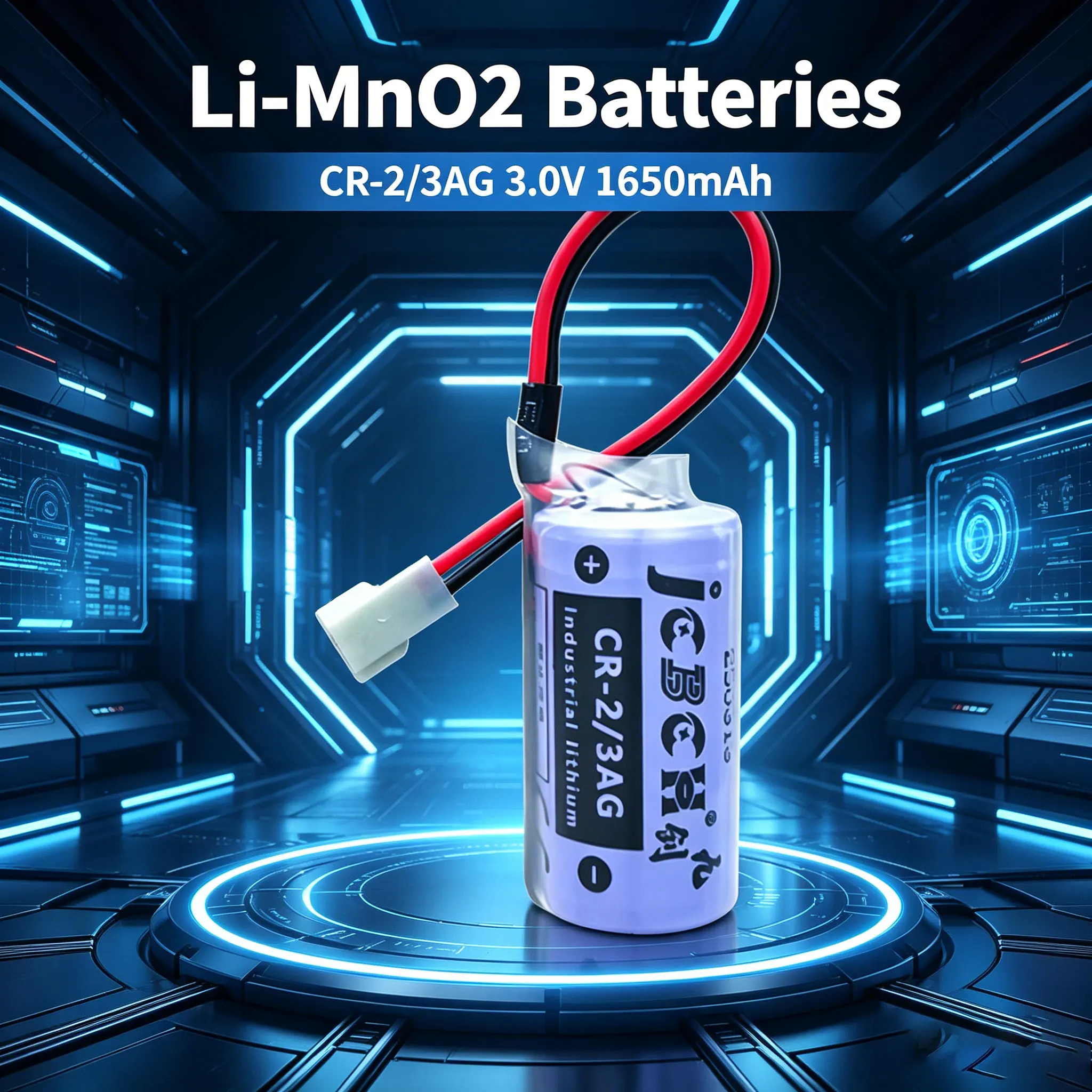 CR-2/3AG Automation Equipment Driver Robot Controller Temperature and Humidity Detector Li-MnO2 Batteries 3.0V