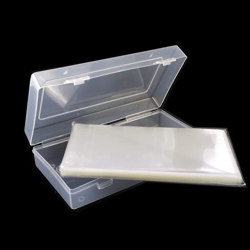 1set Paper Money Album Banknote Case 100pcs PP Storage Bag Collection Box Display Holder Plastic Box with Storage Bags