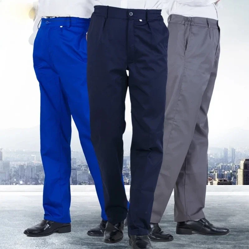 

Spring Autumn Polyester-cotton Wear-resistant Auto Repair Cleaning Workshop Engineering Factory Labor Protection Pants