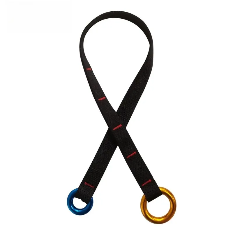 Tree climbing flat belt tree operation anchor point bark protector aluminum alloy size ring 120CM