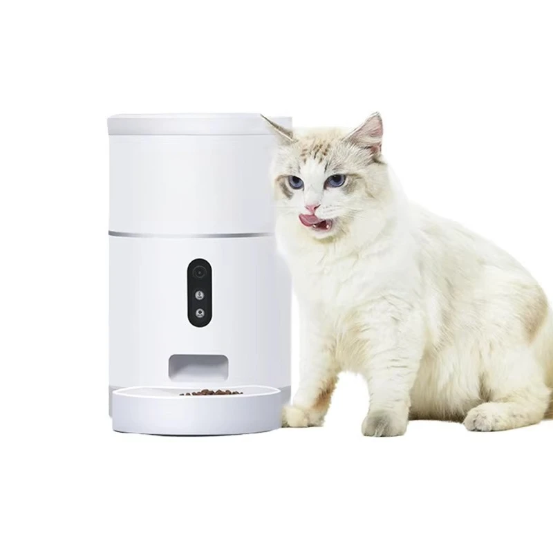 Automatic Pet Feeder Hot Selling Cat Bowl for Puppy Steel Material Battery Powered for Outdoor Use and Travel