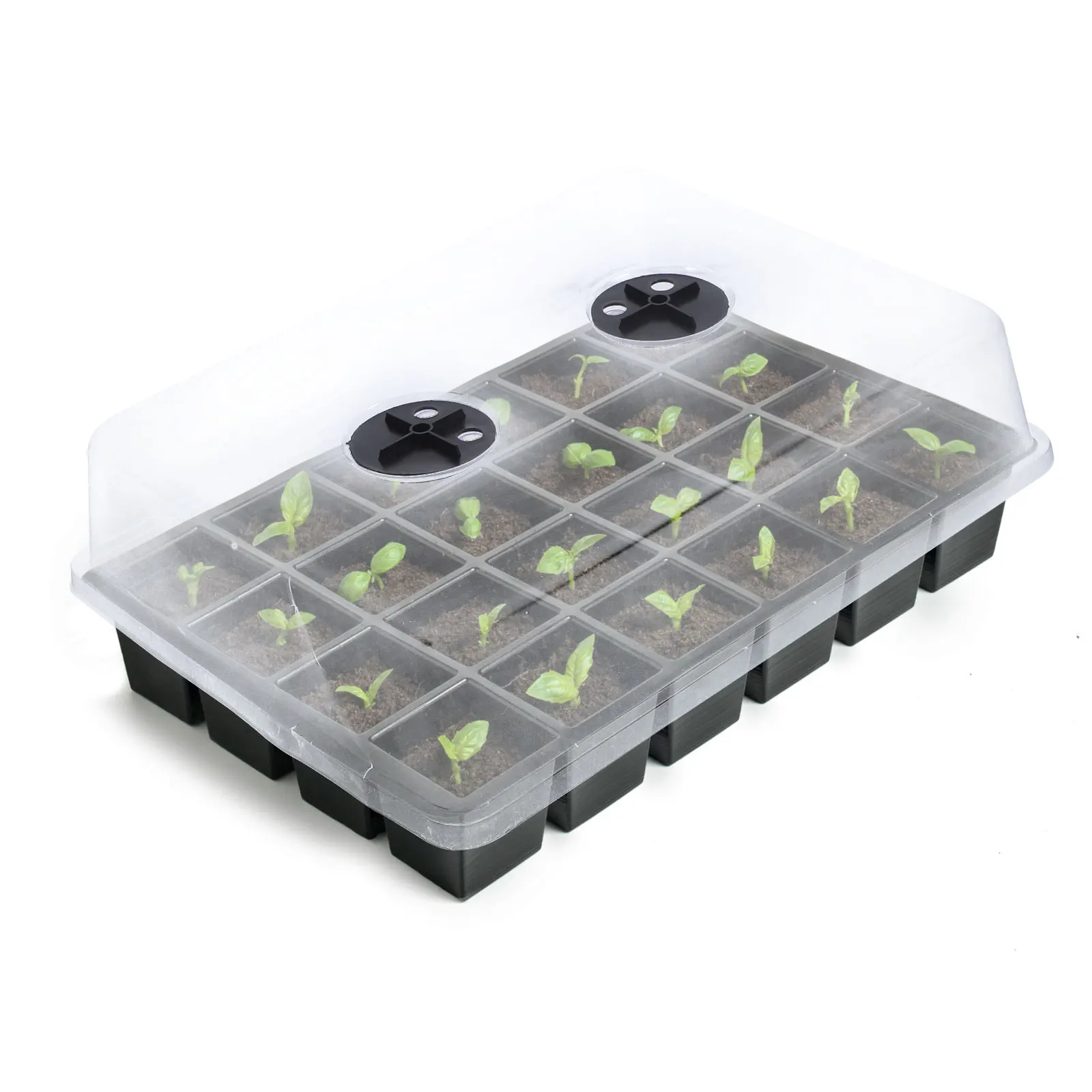 

Transparent Planter Pot Lid Nursery Cover Protective Gardening Moisturizing Heat Preservation Reusable Plastic Design Breathe