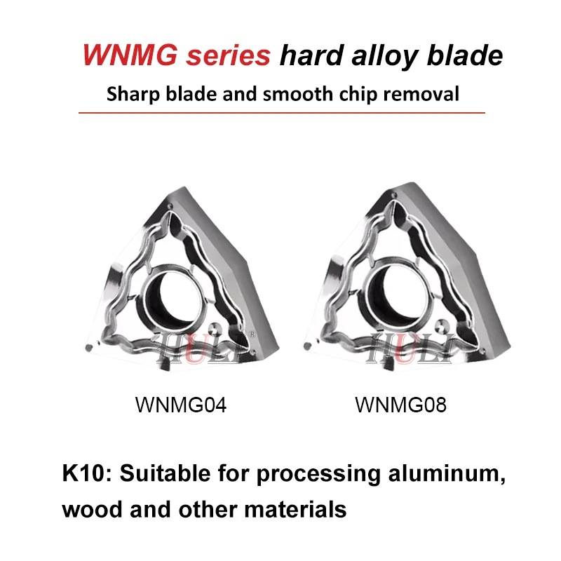 WNMG080404-HA WNMG080408-HA DESKAR 100% Original Numerical Controllath Turning Inserts Use For Processing Aluminum Triangl Blade
