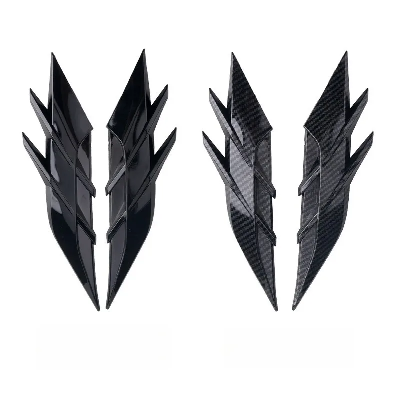 Per carrozzeria auto faro sopracciglio adesivo universale per copertura lampada auto adesivo striscia autoadesiva decorazione decalcomania 2 pezzi