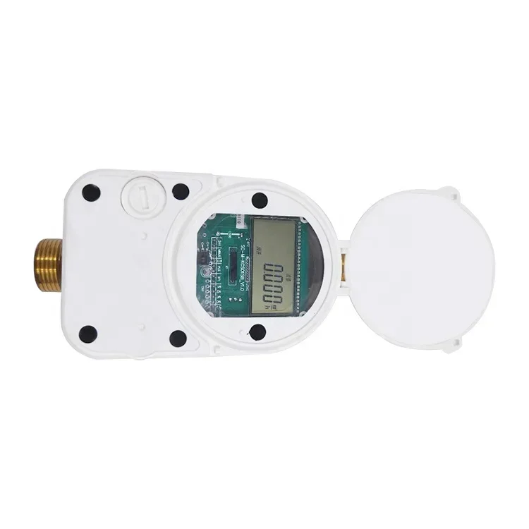 Ultrasonic water flow meter with valve control DN15 DN20 mbus pulse Rs485 lora lorawan wireless communication