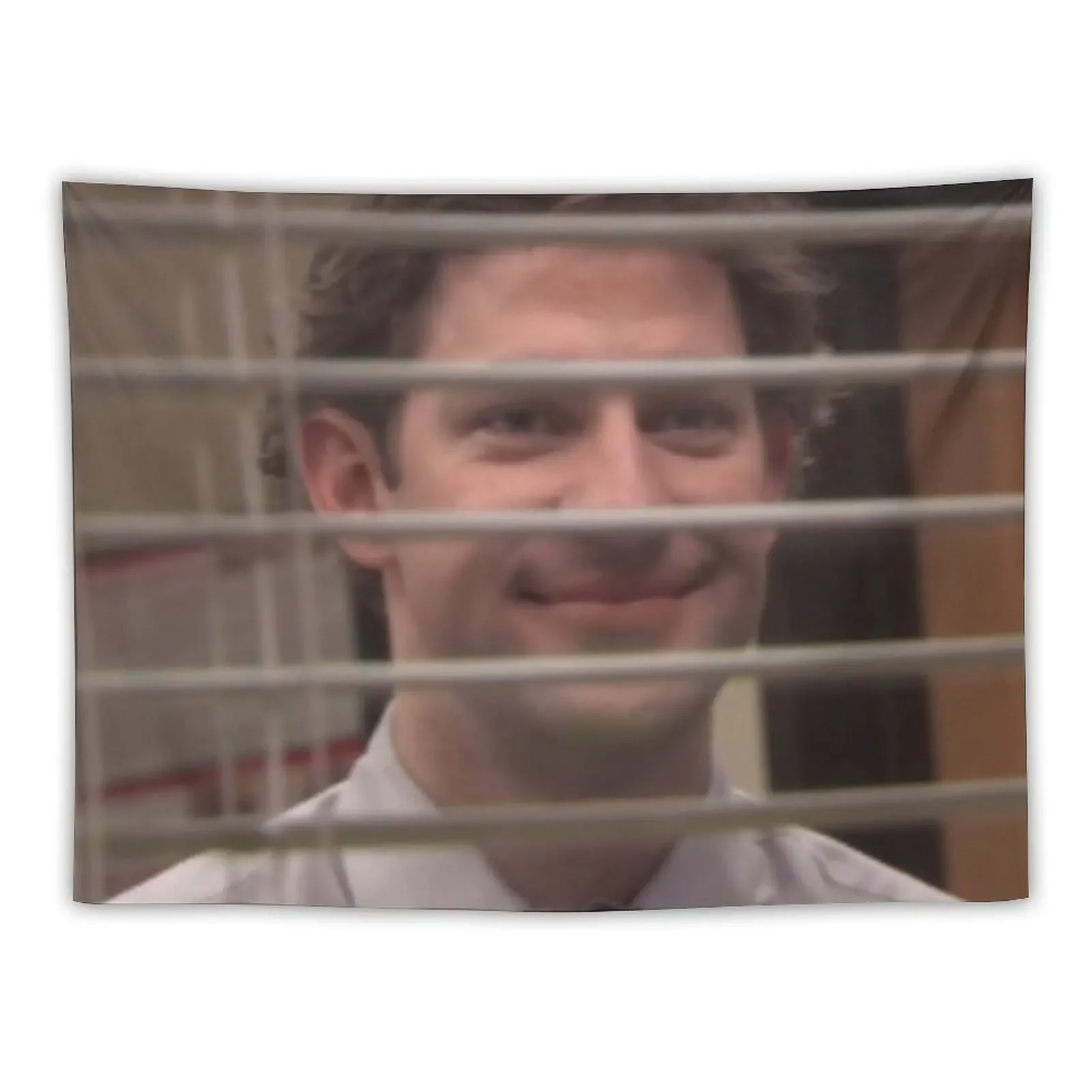 Jim Halpert Looking Through the window - The Office Tapestry Wall Hanging Decor Wall Coverings Tapestry