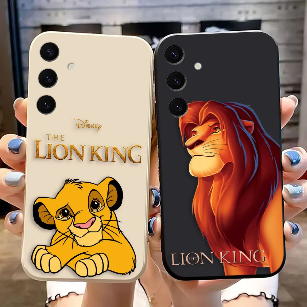 Disney The Lion K-King Straight Edge Colorful Silicone Phone Case Cover For REALME 13 11 10 9 8 7 6 5 I PRO PLUS