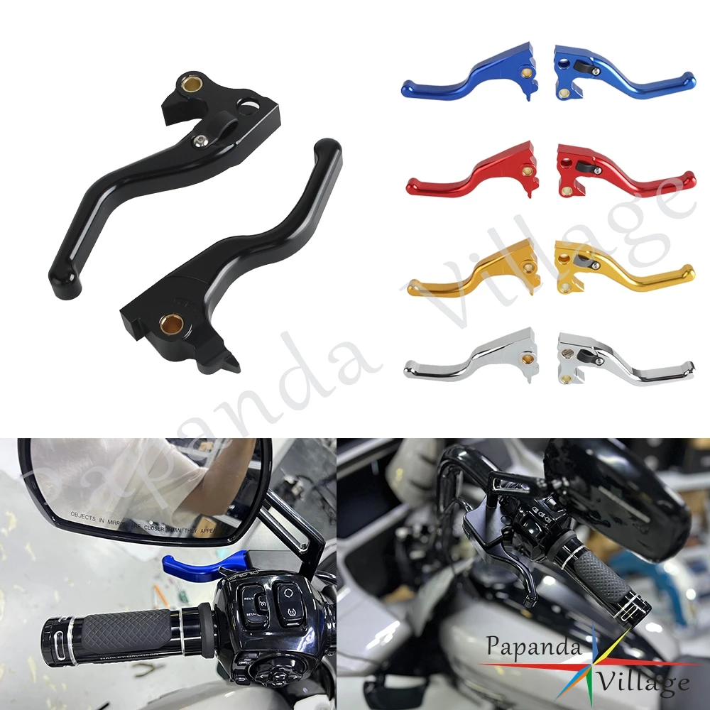 Motorcycle Clutch Brake Lever Set Moto Brake Clutch lever Aluminum For Harley Sportster Iron XL1200NS XL883N Roadster XL883R