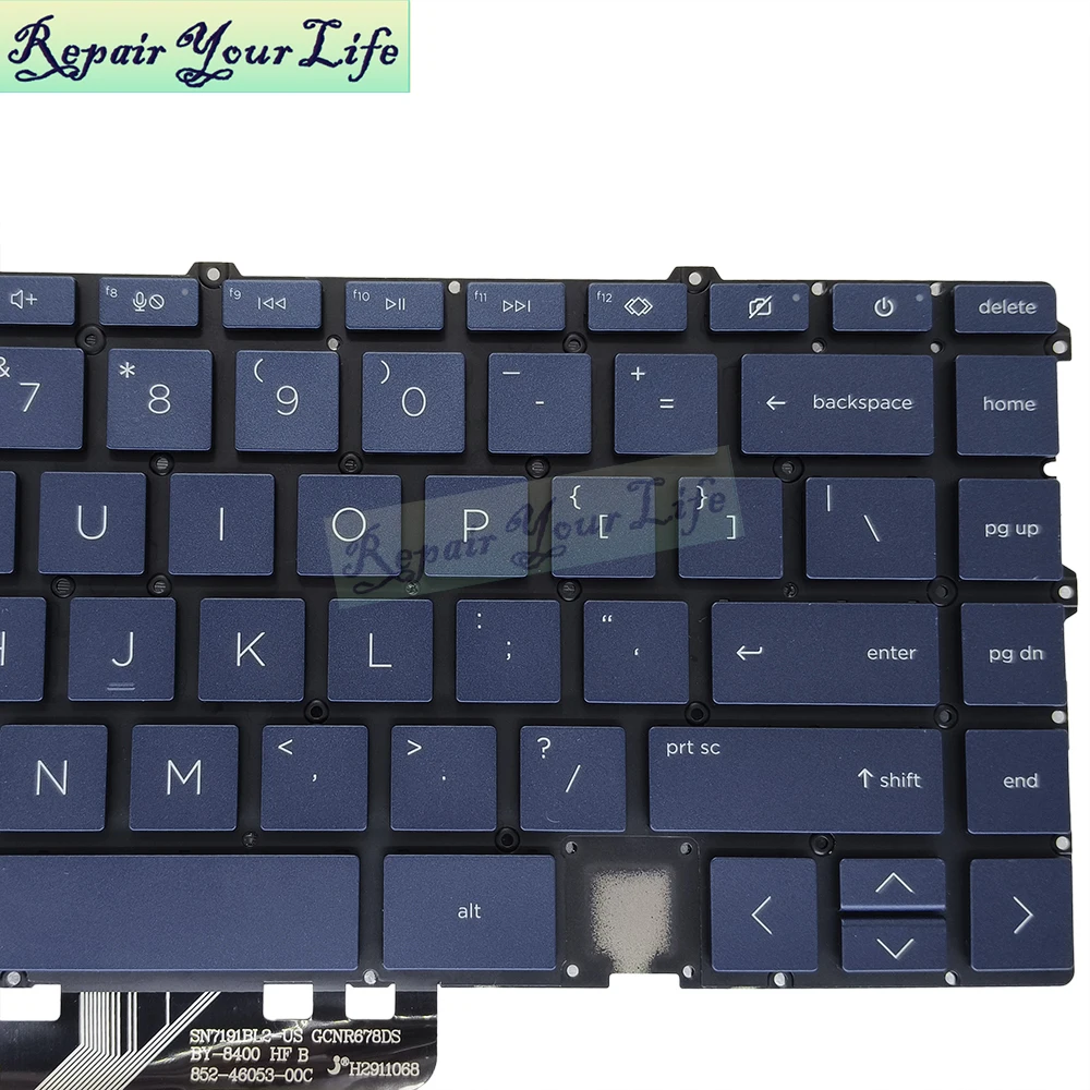 Clavier rétro4.2 américain pour ordinateur portable HP Spectre, 2 en 1, X360, IER, F, IER, f0013dx, f0023dx, f1013dx, f1023dx, f1747nr, f0035nr, M85604, M83497 001