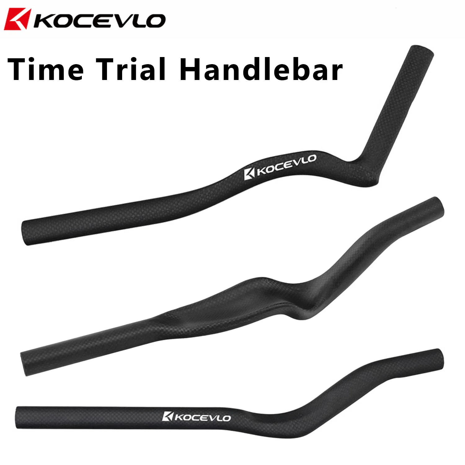 KOCEVLO Carbon Fiber Bicycle Rest TT Handlebar Clip on Aero Bars Handlebar Extension Triathlon Time Trial Cycling Parts