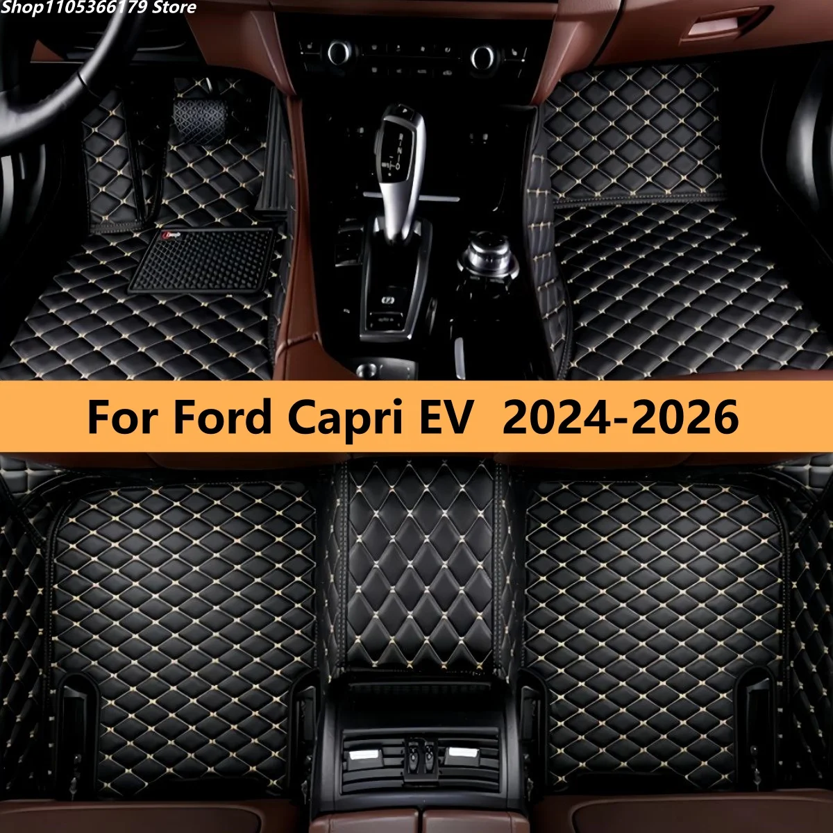 

Custom Car Floor Mats Fit For Ford Capri EV 2024 2025 2026 Auto Anti-dirt Full Set Carpet Pads Vehicle Foot Matts Rugs