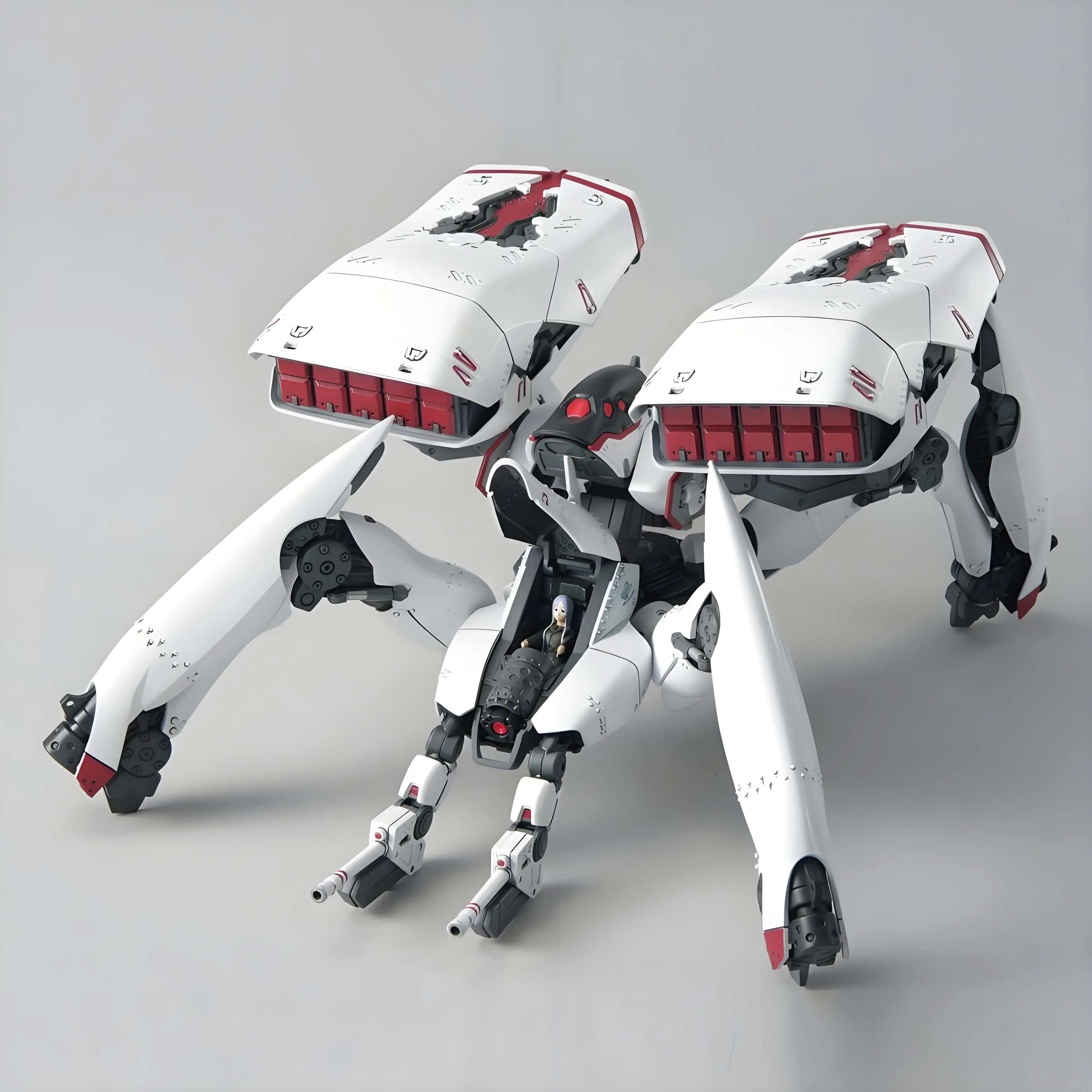 BANDAI SPIRITS Original Modellbausatz High GradeREGINLEIF SHIN USE RAIDEN THEO USE Anime Actionfigur Montagemodell Spielzeug für Jungen
