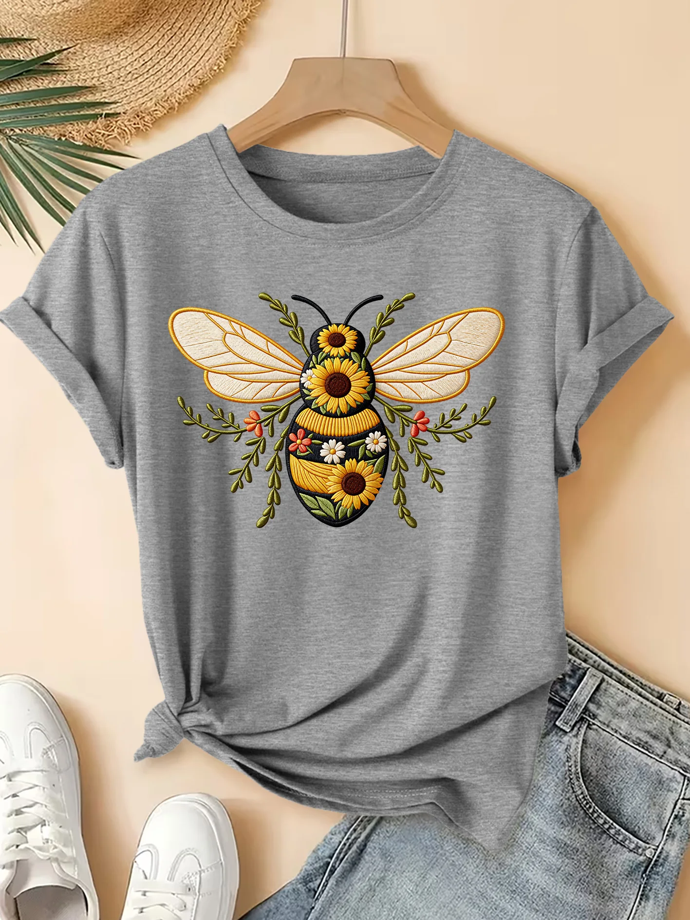 Koszulka z nadrukiem pszczoły  – Street Fashion Logo recenzja i cena