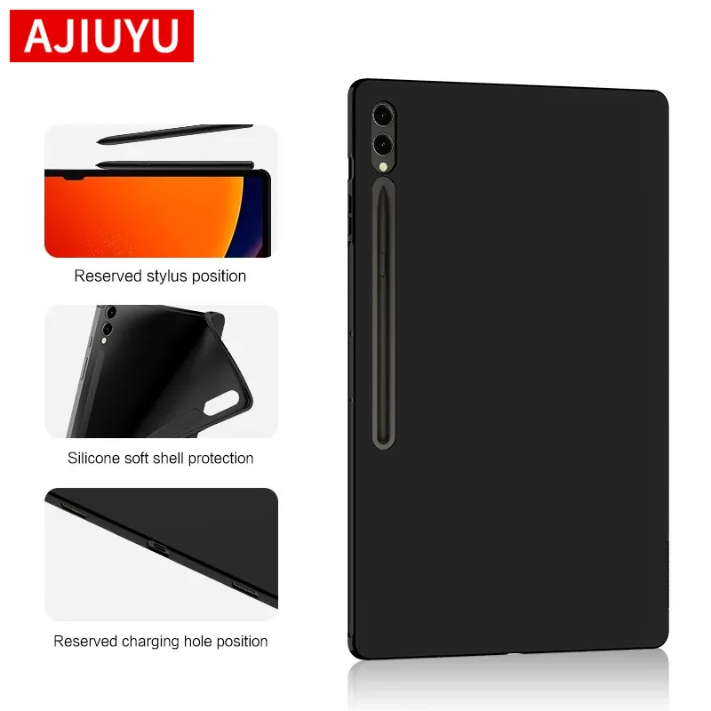Soft Case For Samsung Galaxy Tab A9 Plus A9+ 11 in for Ta S6 Lite A8 S9FE S10+ S7 S8 S9 S10 FE Plus Ultra Tablet TPU Shell Cover