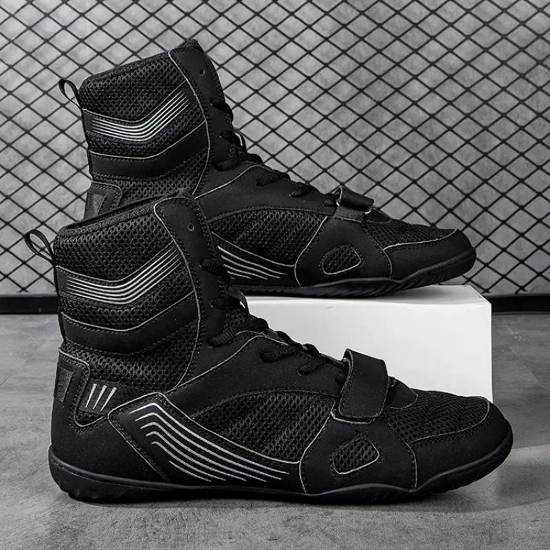 

Men Women Fighting Special Training Boxing Shoes Light Breathable Sports Professional Wrestling Shoe Comprehensive Training Shoe