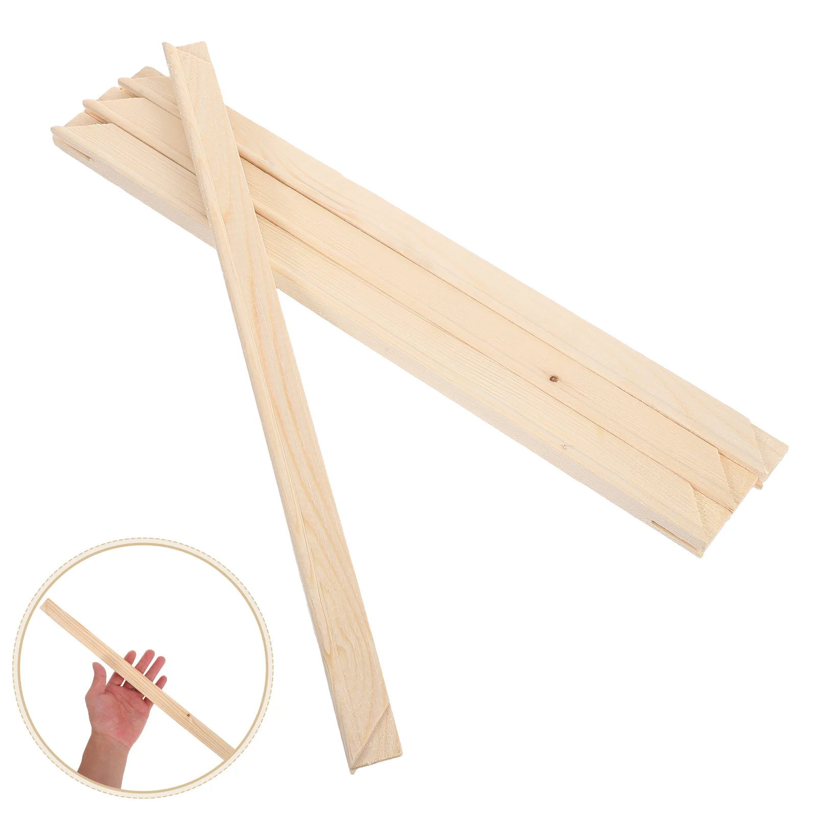 

Natural Wood Canvas Frame 40x40cm Smooth Edges Removable Structure for Oil Paintings Posters Digital Art DIY Photo Frame