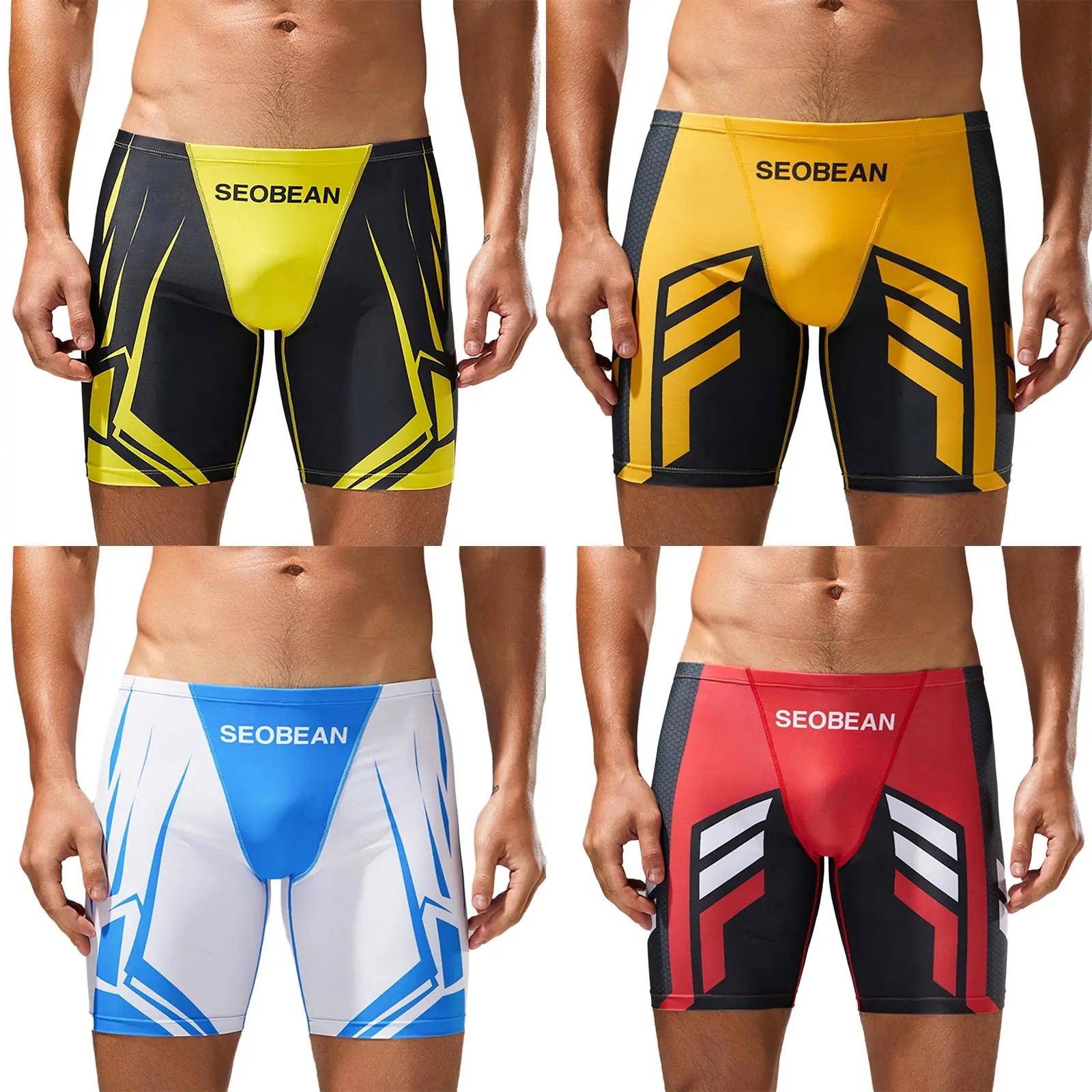 Costume da bagno stampato da uomo Pantaloncini da surf di nuova moda Pantaloncini da bagno ad asciugatura rapida Costume da bagno da uomo per piscina estiva da spiaggia