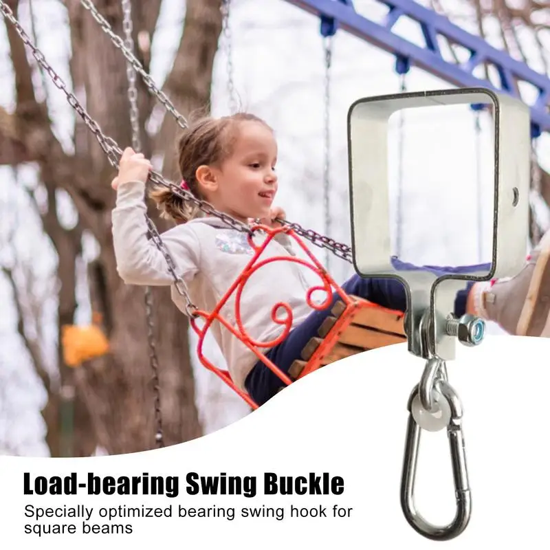 

Heavy Duty Swing Hangers Alloy Swing Hardware Suspension Clamp Silent Hanger For Ceiling Chair Hammock Tree Playground Pergola
