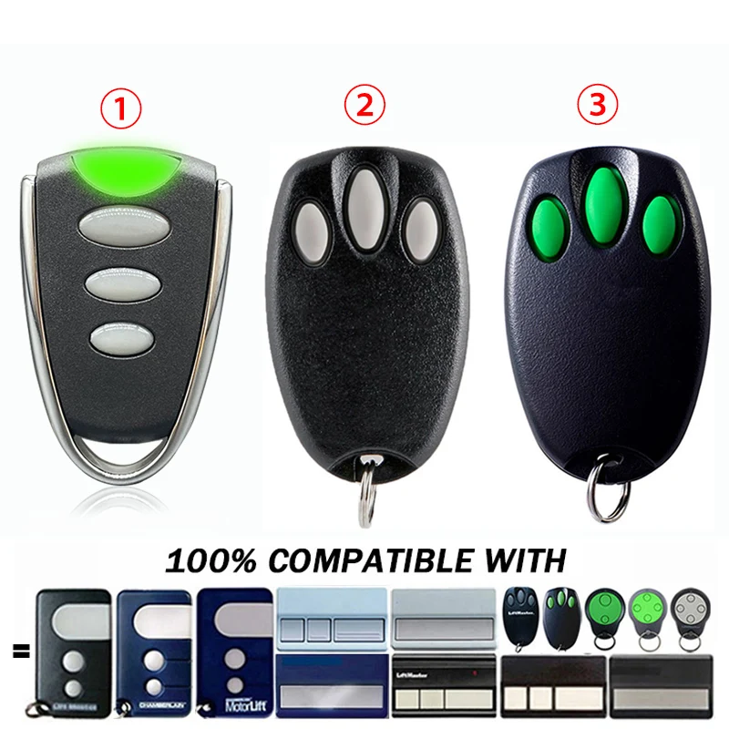 3pcs 94335E 1A5639-7 1A6518 94330E 94335EML 94333E MotorLift 84335E 84330E Merlin C945 Garage Remote Control Hand Transmitter