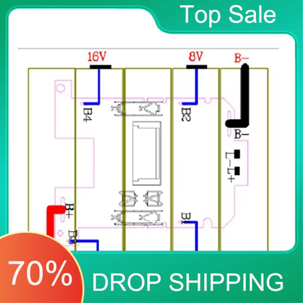 AT03 Top 5Pcs BL1830 Li- Battery BMS PCB Charging Protection Board For  18V Power Tool BL1815 BL1860 LXT400 BL1850 Gree