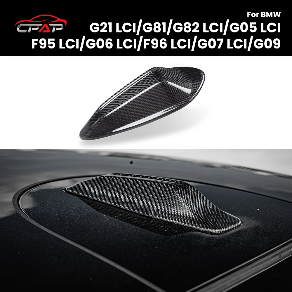 

Real Dry Carbon Fiber Antenna Trim Sticky Style For BMW G21 LCI/G81/G82 LCI/G05 LCI/F95 LCI/G06 LCI/F96 LCI/G07 LCI/G09 2024-IN