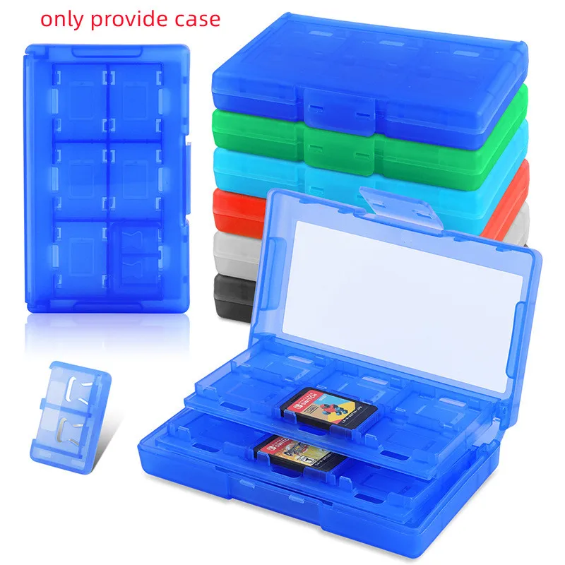 

200pcs Portable Travel Accessories 24 In 1 Game Case Micro SD Case Holder Hard Shell Storage Prote For Switch /OLED / Lite