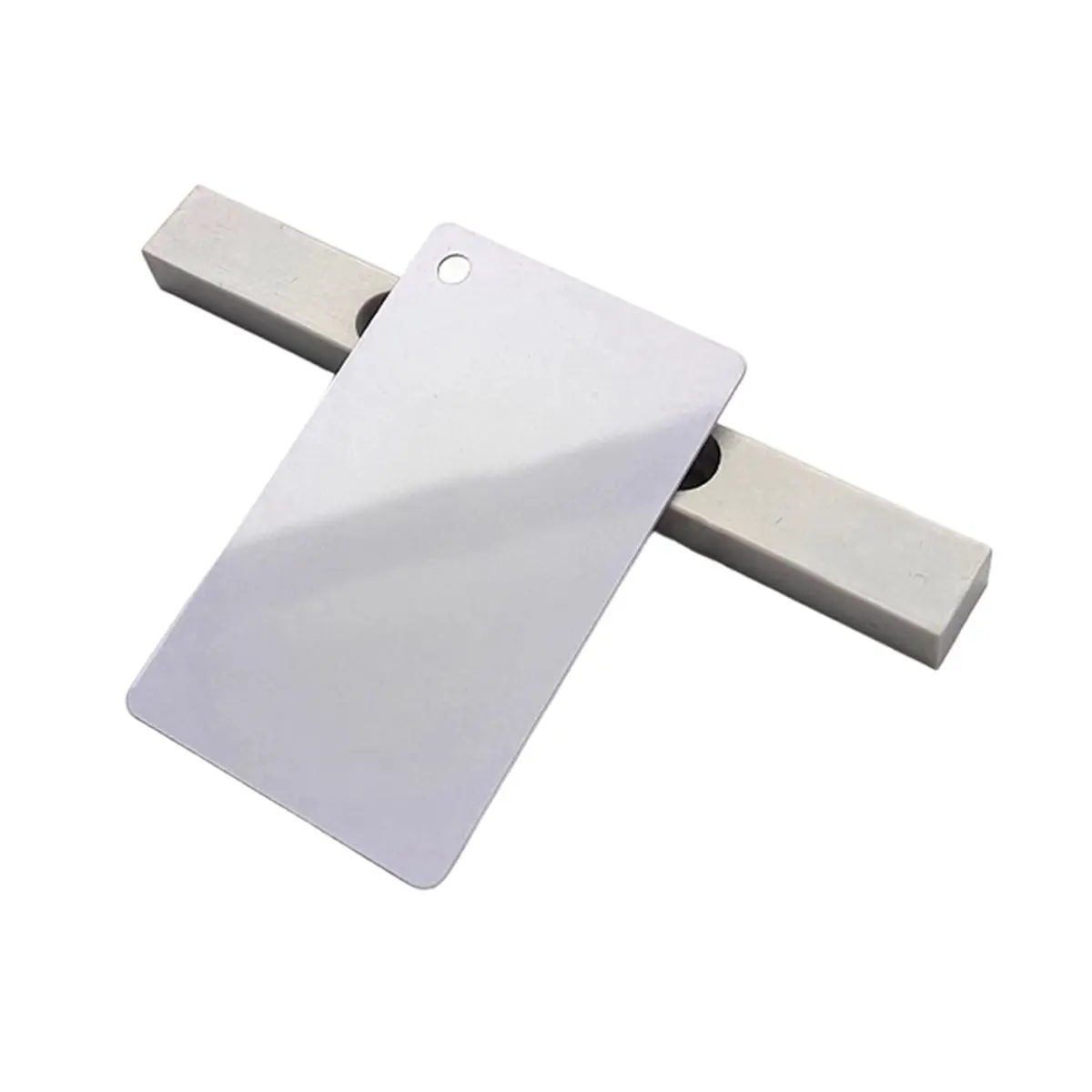 10PCS UHF White RFID Card with Punch Hole 8654 H3 Chip Ultra-High Frequency 860-960MHz RFID Card
