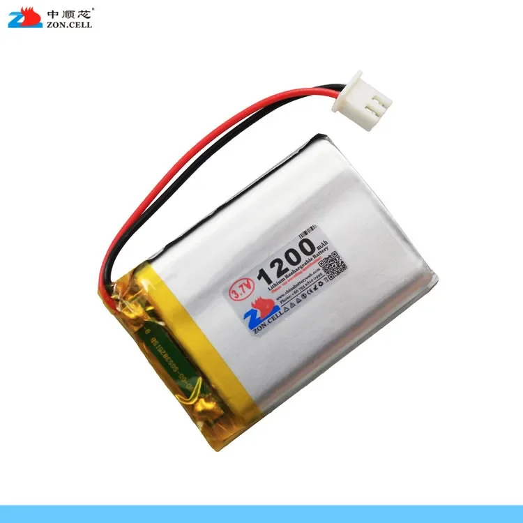 In de kern 1200mAh 603448   Draadloze draadloze telefoonleesmachine 3,7 V lithium-polymeerbatterij 603450   Oplaadbare Li-ion cel