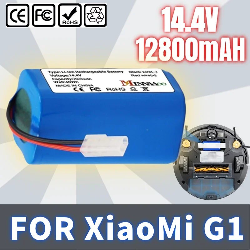 

14.8V 6800mAh/12800mAh Lithium Battery For Xiaomi G1 MI Robot Vacuum-Mop Essential MJSTG1 Robot Vacuum Cleaner batteries