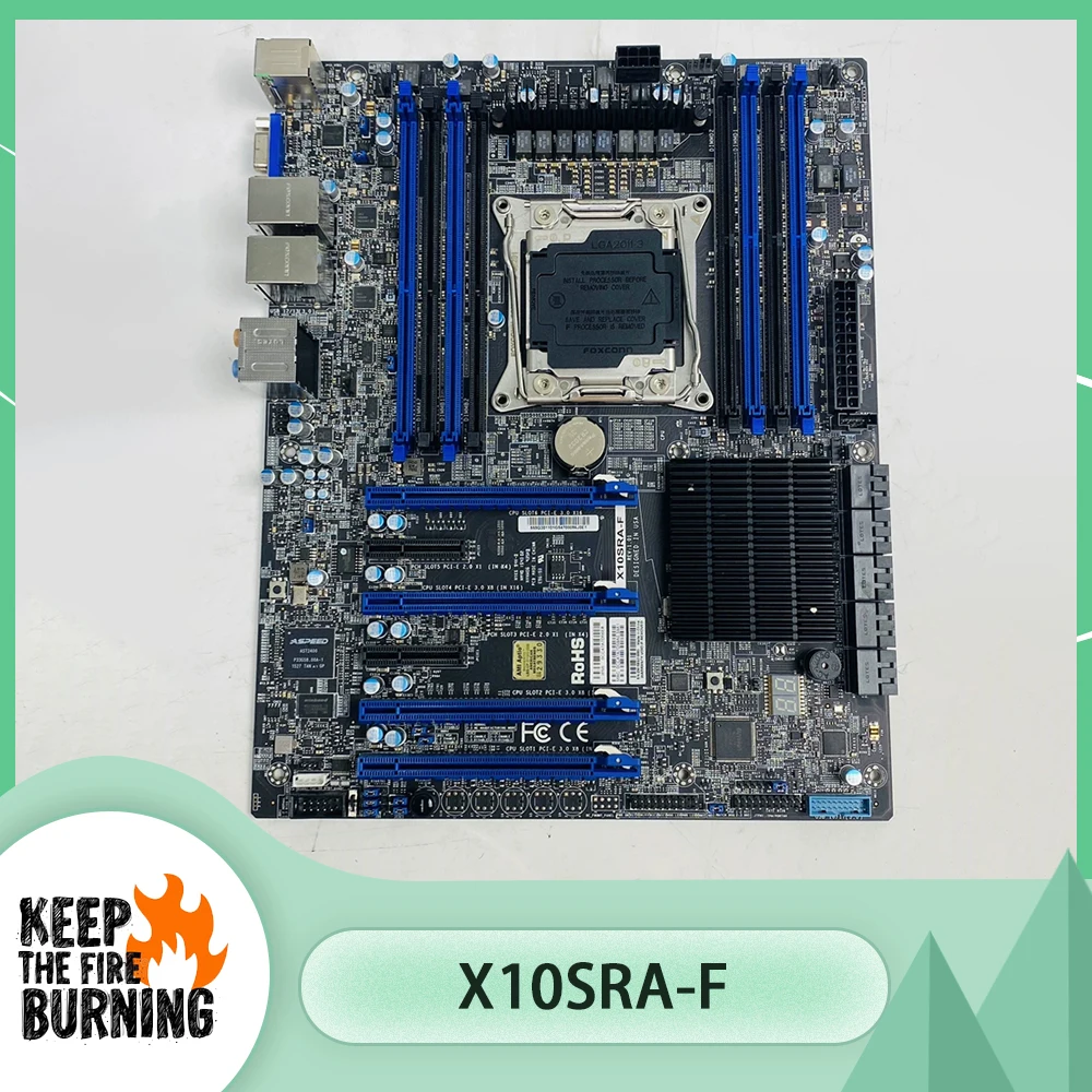 Server Workstation Single Channel Motherboard Support E5-2600/1600 V4/V3 i7 DDR4 SATA3 LGA2011 X10SRA-F