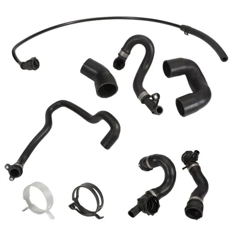 Radiator Hose For BMW E87 E90 E92 E93130i 325I 330I X1 N52 2.5L 3.0L 2005 - 2012 11537545890 11537516414