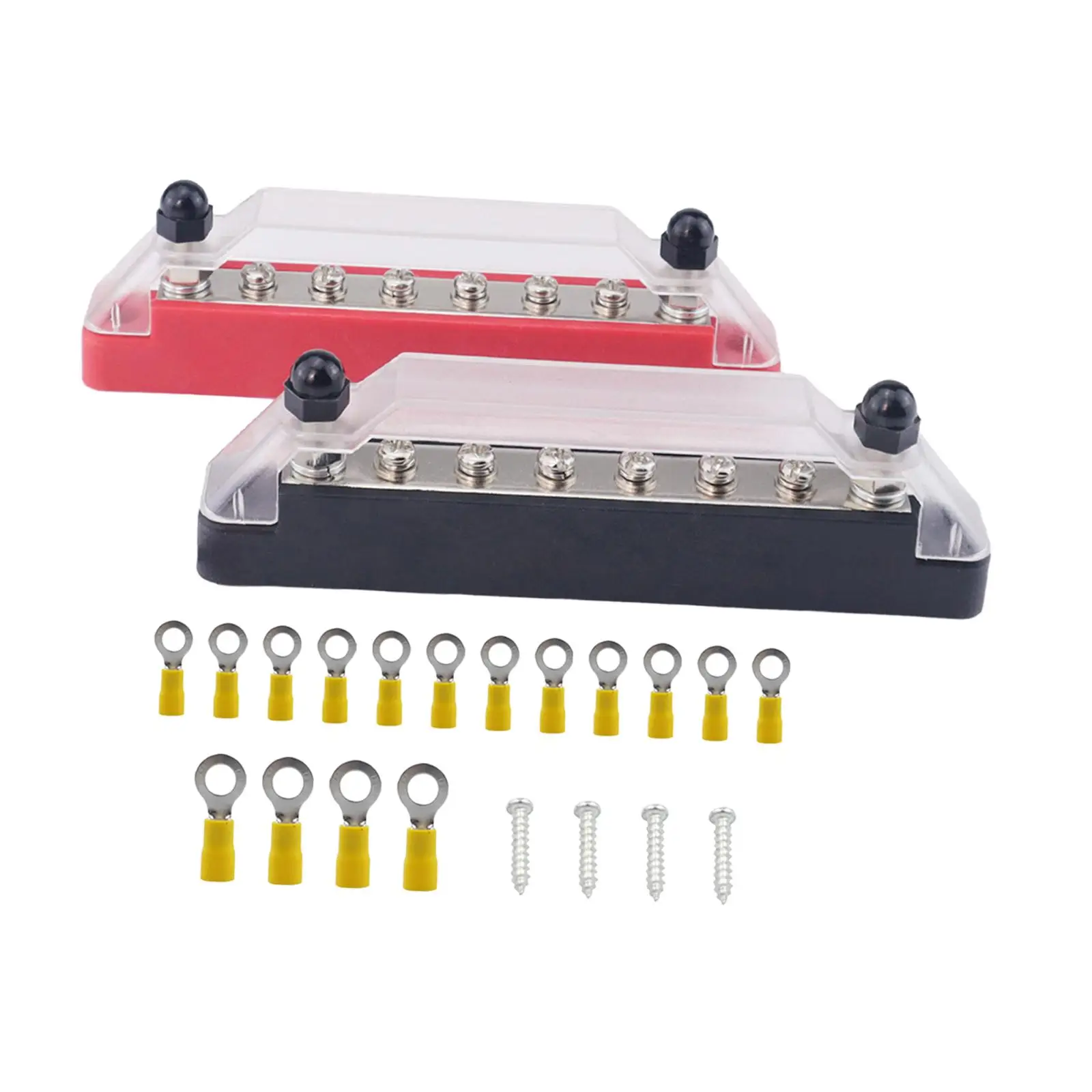 2x Stromverteilerblock-Ersatz, langlebig, einfach zu installierender Anschlussbolzen für Solarbedräge, Boot, Marine, Gebrauch, Yachten, Wohnmobil