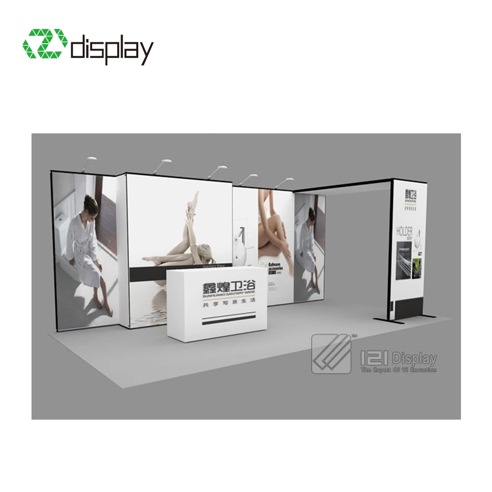 Modular Trade Show Booth 10x20 Expandable Trade Exhibition Booth Display Stands