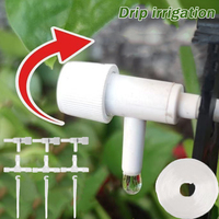 3/15M Greenhouse Watering Saving Micro Dripper Home Garden Plant Watering Drip Irrigation System with Regulating Valve Potted
