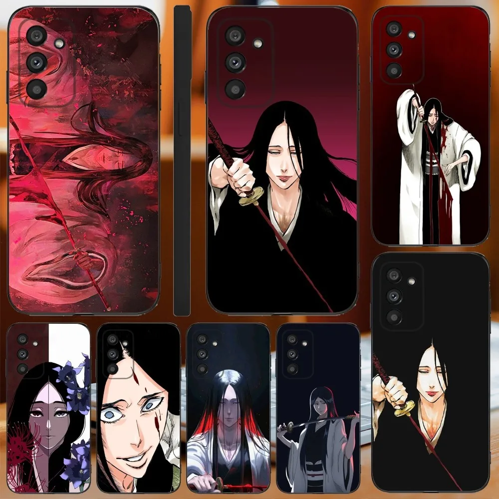 Retsu Unohana B-Bleachs Phone Case For Samsung Galaxy A13,A21s,A22,A31,A32,A52,A53,A71,A80,A91 Soft Black Cover