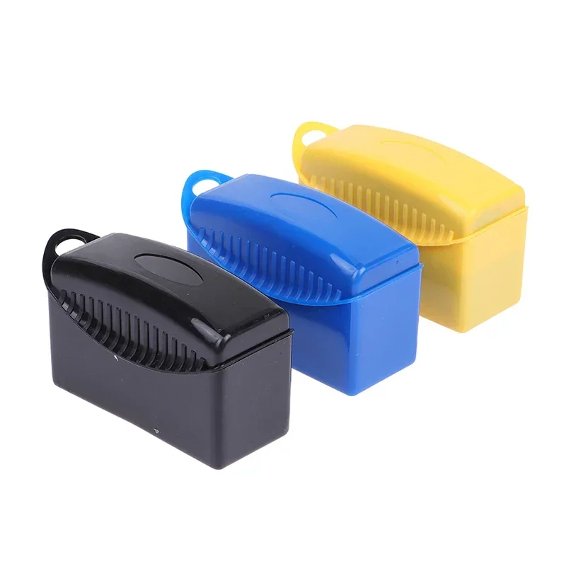 Brosse éponge de polissage et de cirage de roue de voiture avec couvercle, livres de lavage ABS, tampons applicateurs de contour d'opathie, accessoires tatifs