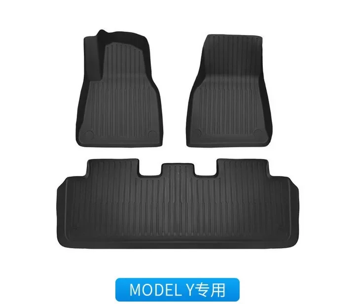 Applicable to ModelY/3 2019-2022 floor mats/Waterproof Washable All Round TPE official floor mats/All-Weather car Mats