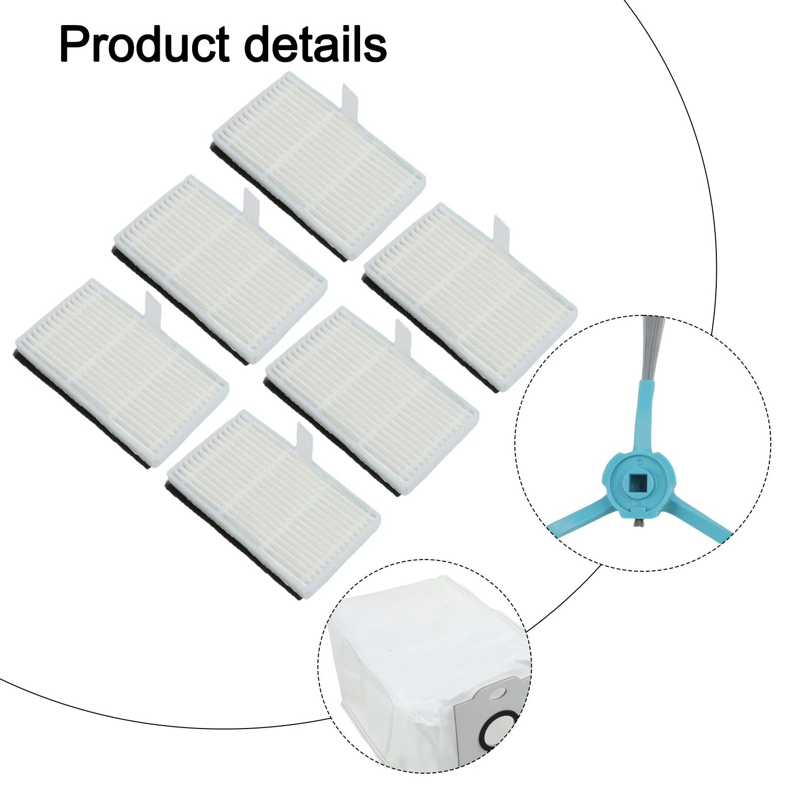 Cleaning Accessories Dust Bags Set Home Cleaning Solution Efficient Cleaning High-quality Filter For Conga 10090 AI