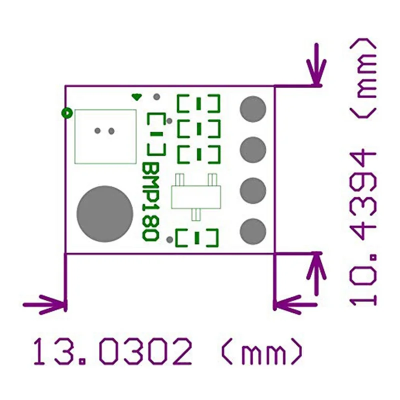 Module de capteur de température de pression barométrique GY-68 BMP180, 20 pièces, remplacement BMP085-Y05A