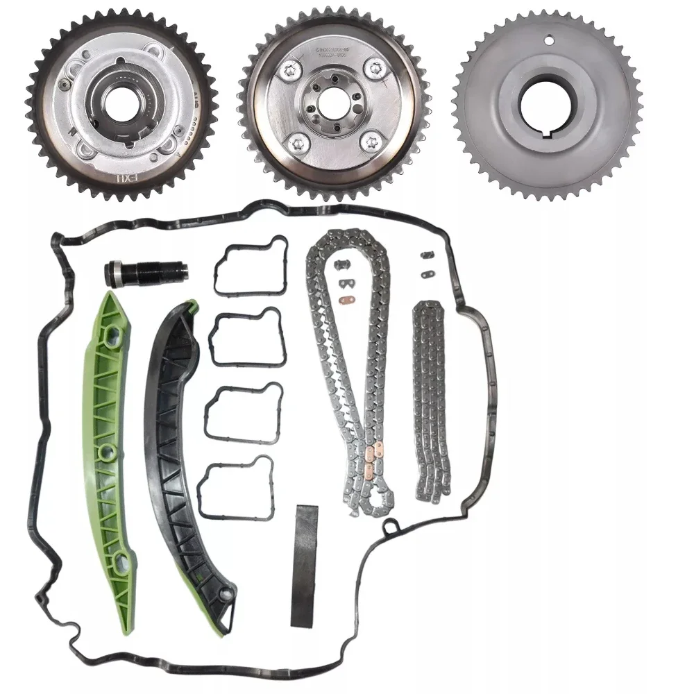 Engine Parts Timing Chain Kit & VVT Fit 1.8 L M271 GAS 09-16 For MERCEDES-BENZ C180 C200 C250 E200 E260 E250 SLK200 SLK250 CAR