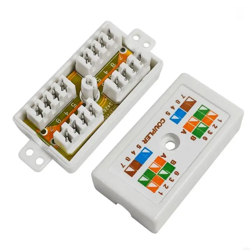F3MA Keystone Port Mount Box Cat6 RJ45 Keystone Port Coupleur Joineur pour Cat6 Ethernet Networking Câble Installation