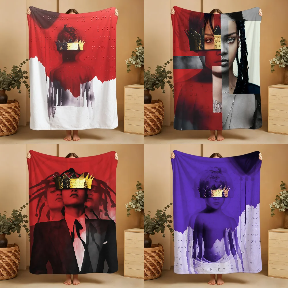 SINGER R-RihannaS-ES Anti Blanket Throw Super Cosy Plush Living Room Sofa Couch Childish Birthday Gifts