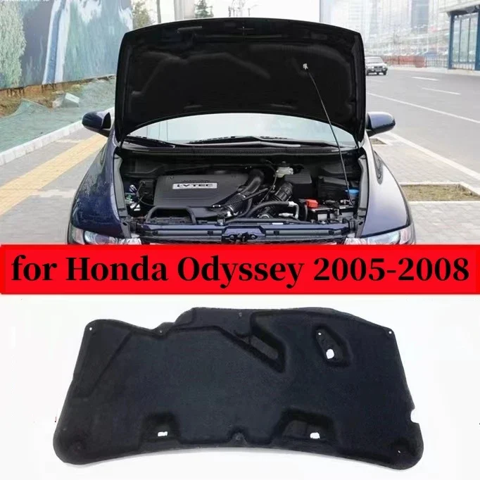 Front Hood Engine For Honda Odyssey RB1 2 MK3 2004 2005 2006 2007 Sound Insulation Pad Soundproof Cotton Cover Car Accessories