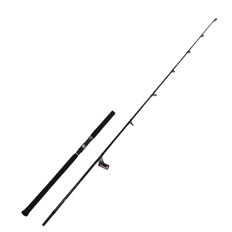 2.3/2.5m Telescopic Slow Jigging Boat Fishing Rod Full Fuji Carbon EVA Handle for Lake and Stream