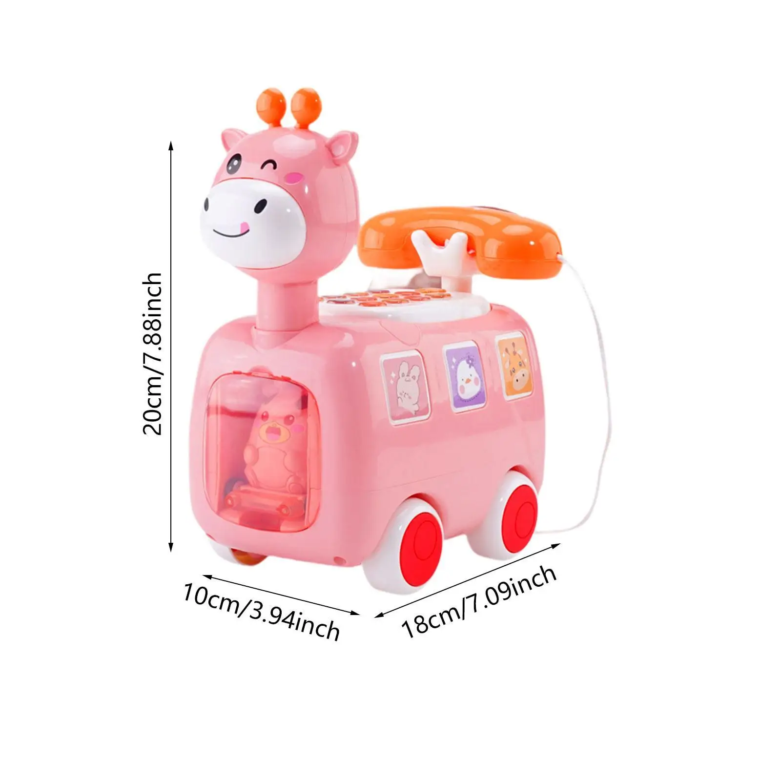 Téléphone jouet multifonction bébé téléphone pour cadeau éducatif 18M + garçon fille